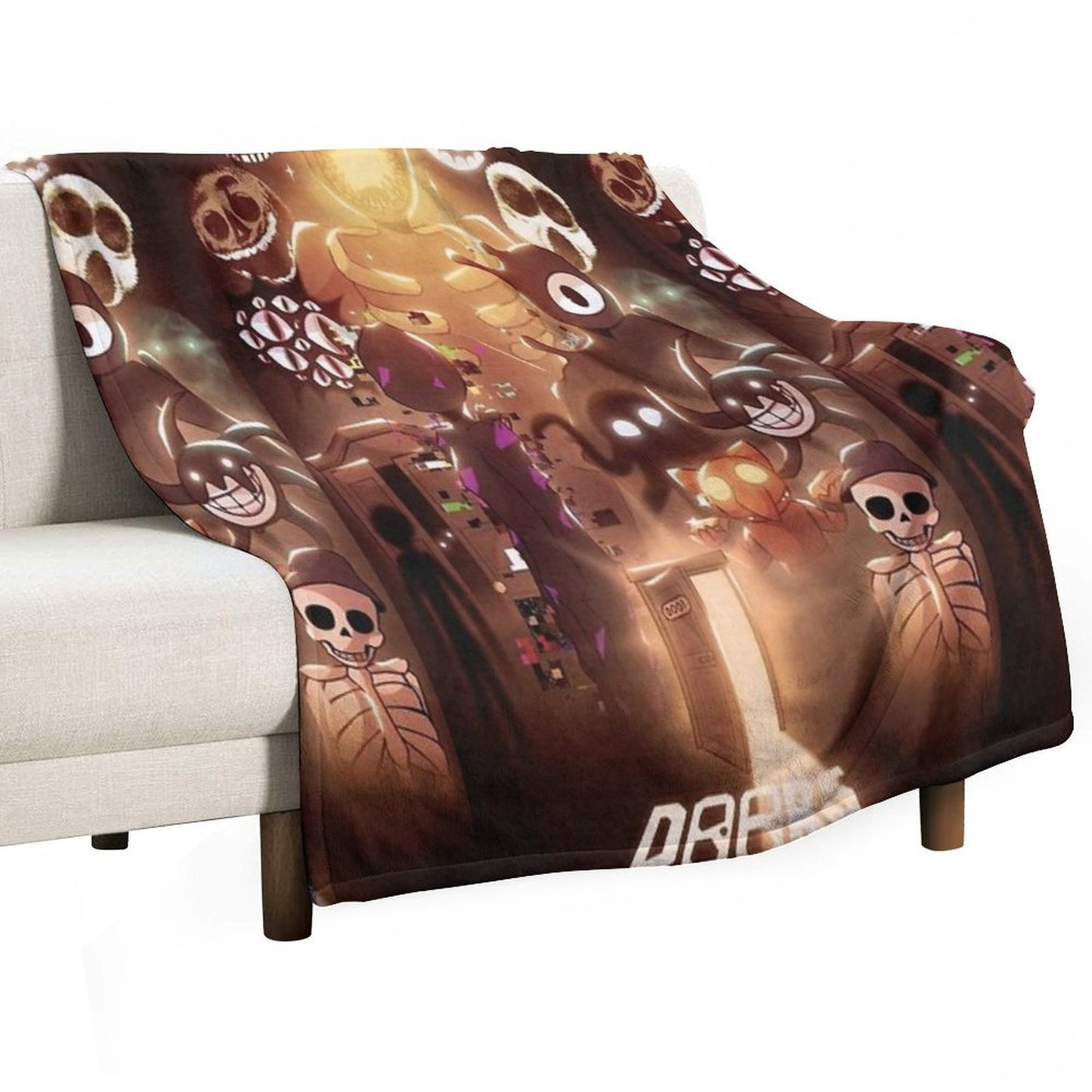 Roblox Doors, All Team Throw Blanket
