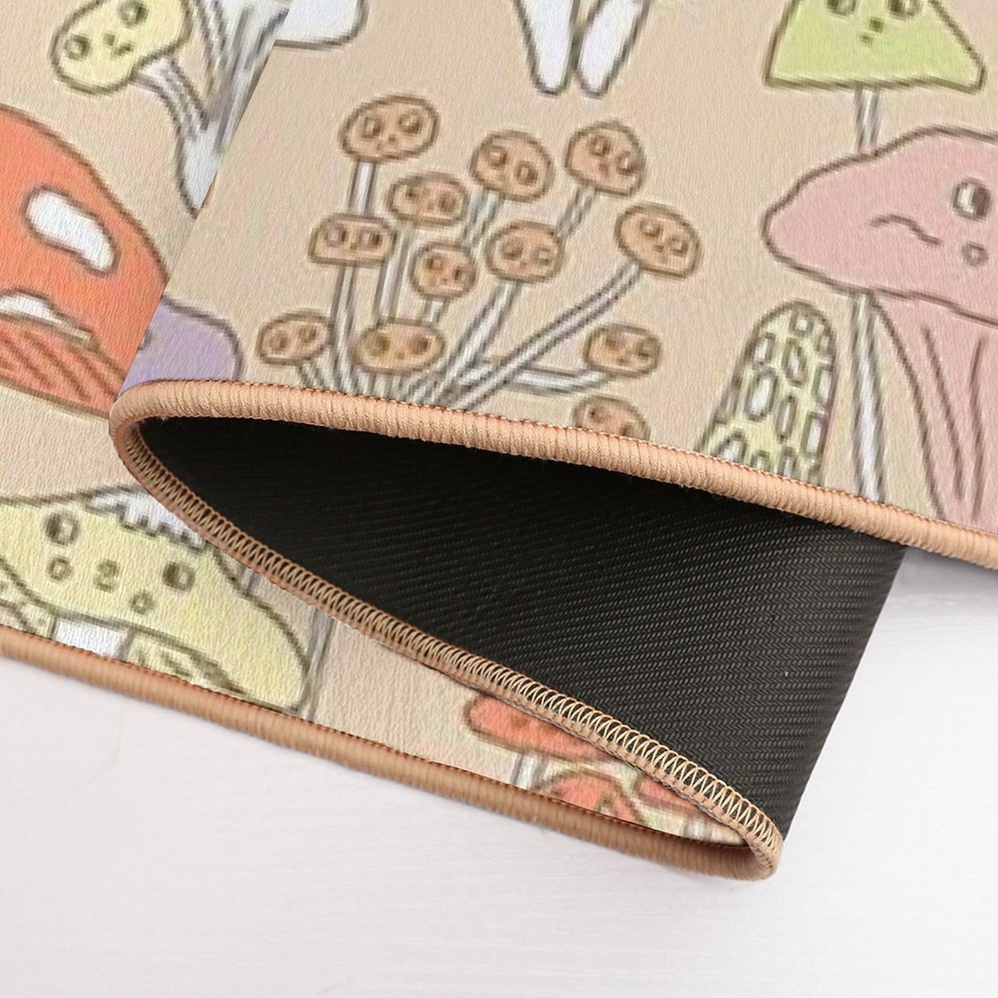Cute Mushrooms Dirt-Trapping Bath Mat