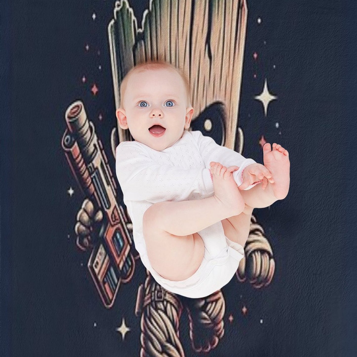 Baby Groot III Throw Blanket