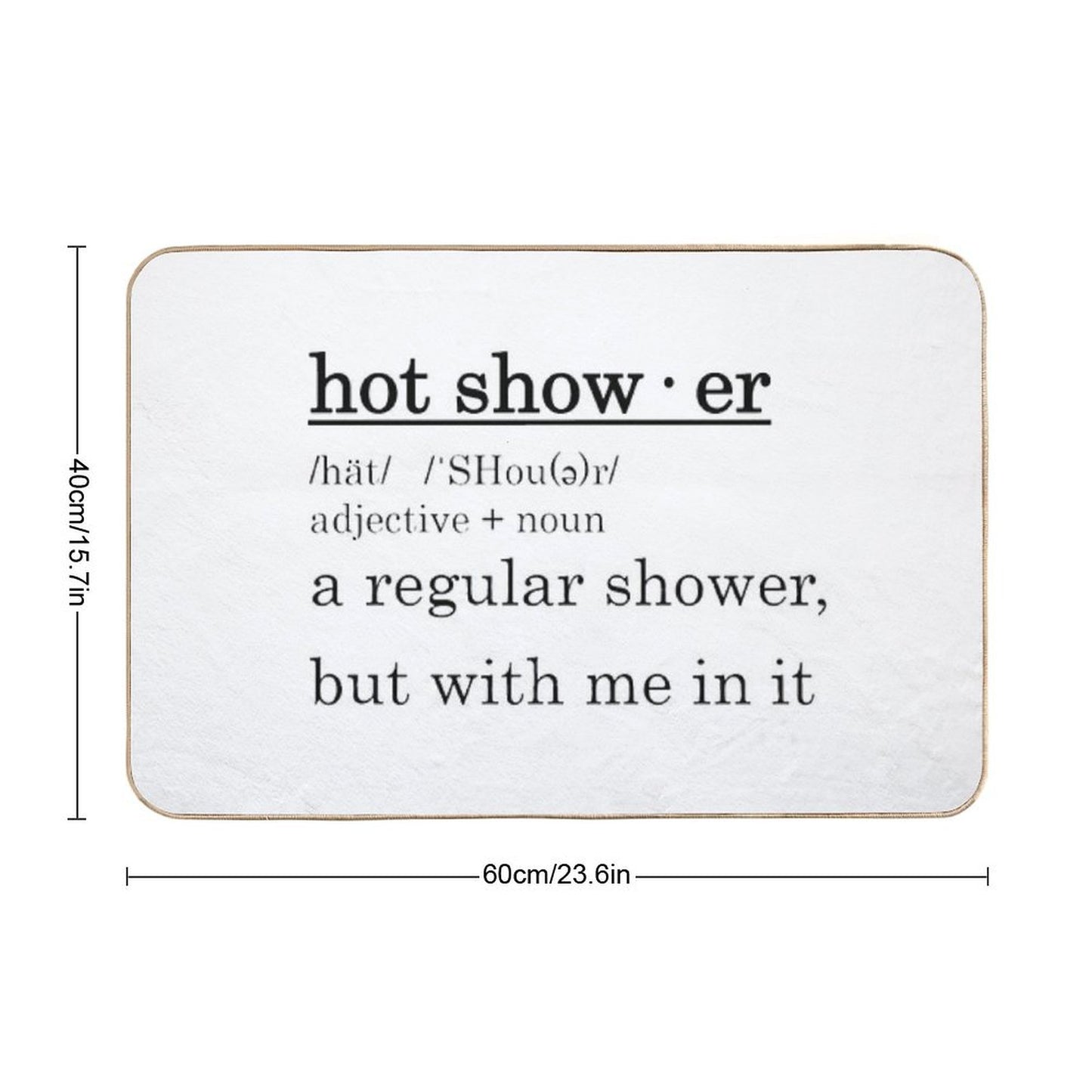 Hot Shower Curtain Bath Mat