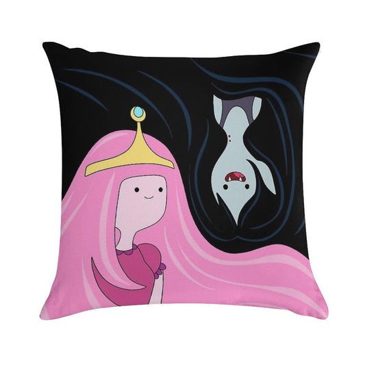 Princess Bubblegum And Marceline Soft Anti-Pilling Throw Pillow