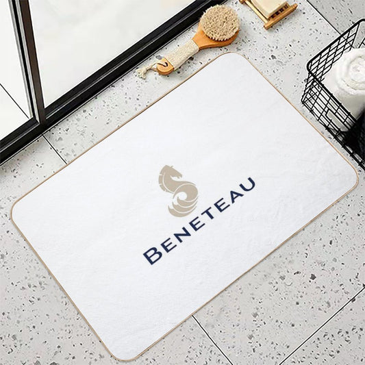 Beneteau Yachts Logo Fishing Bath Mat