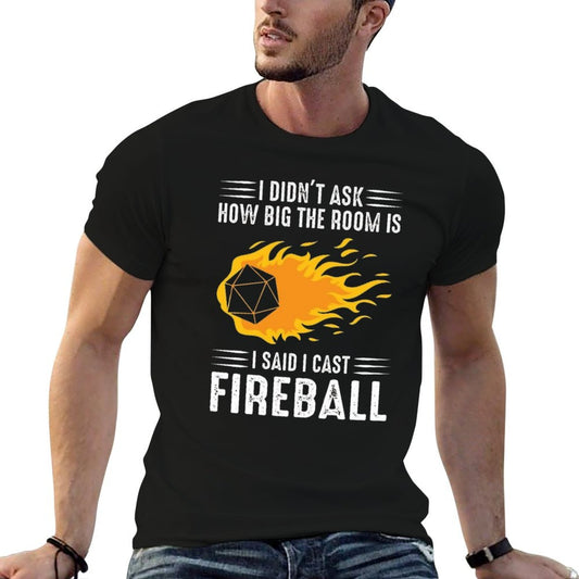 I Cast Fireball Wizard Sorcerer DM Gift TTRPG Classic T-Shirt