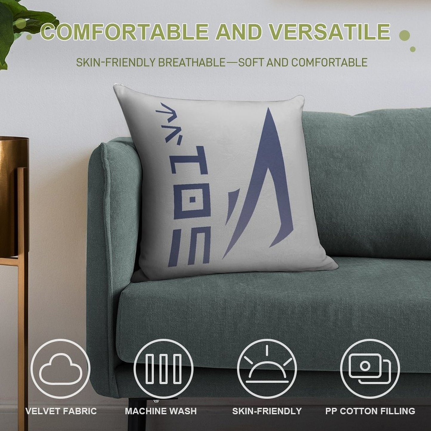 Rex's Legion Soft Luxury Feel Throw Pillow