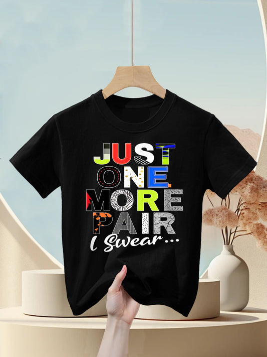 Sneaker Head Just One More Pair...Sneakerhead Graphic Kids T-Shirt