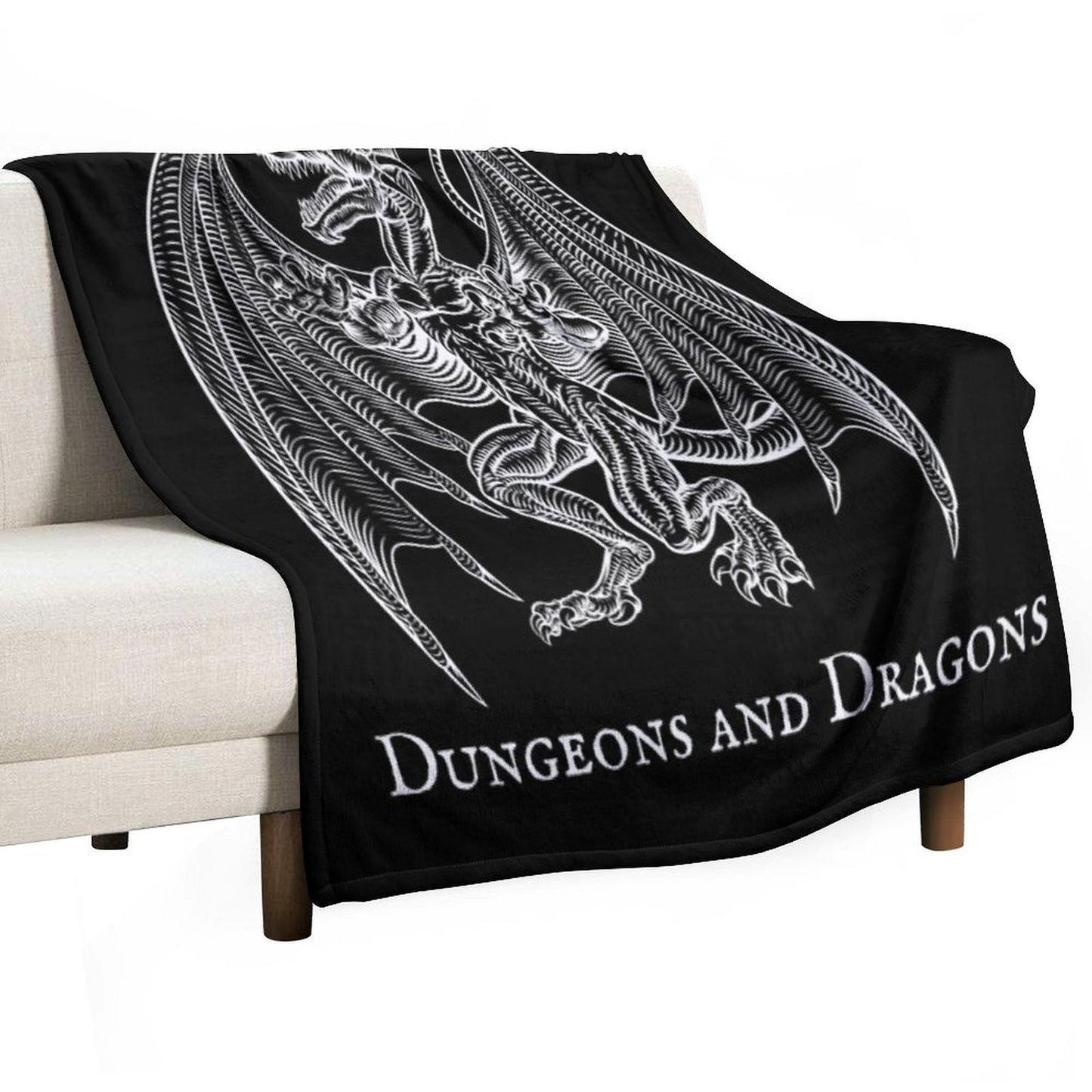 Dungeons And Dragons Design Throw Blanket