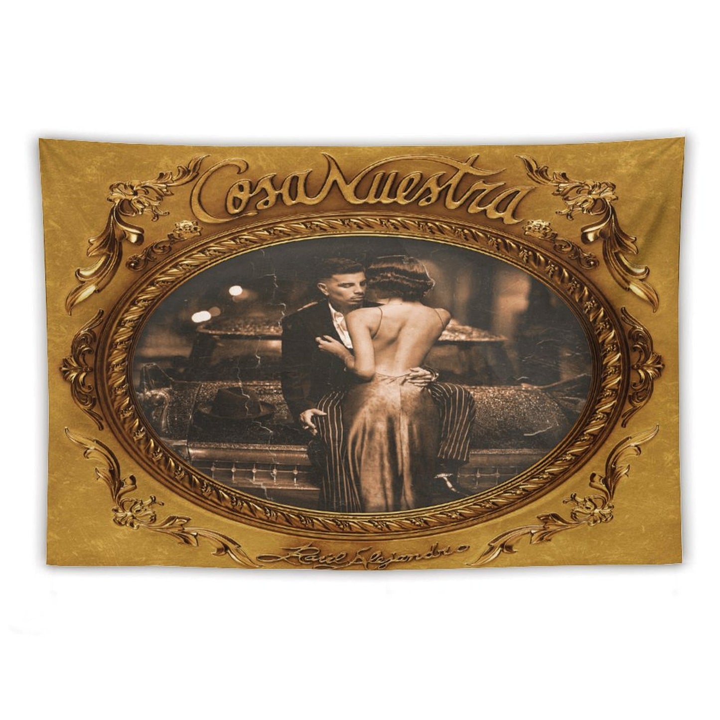 Rauw Alejandro - Cosa Nuestra (English Translation) Tapestry
