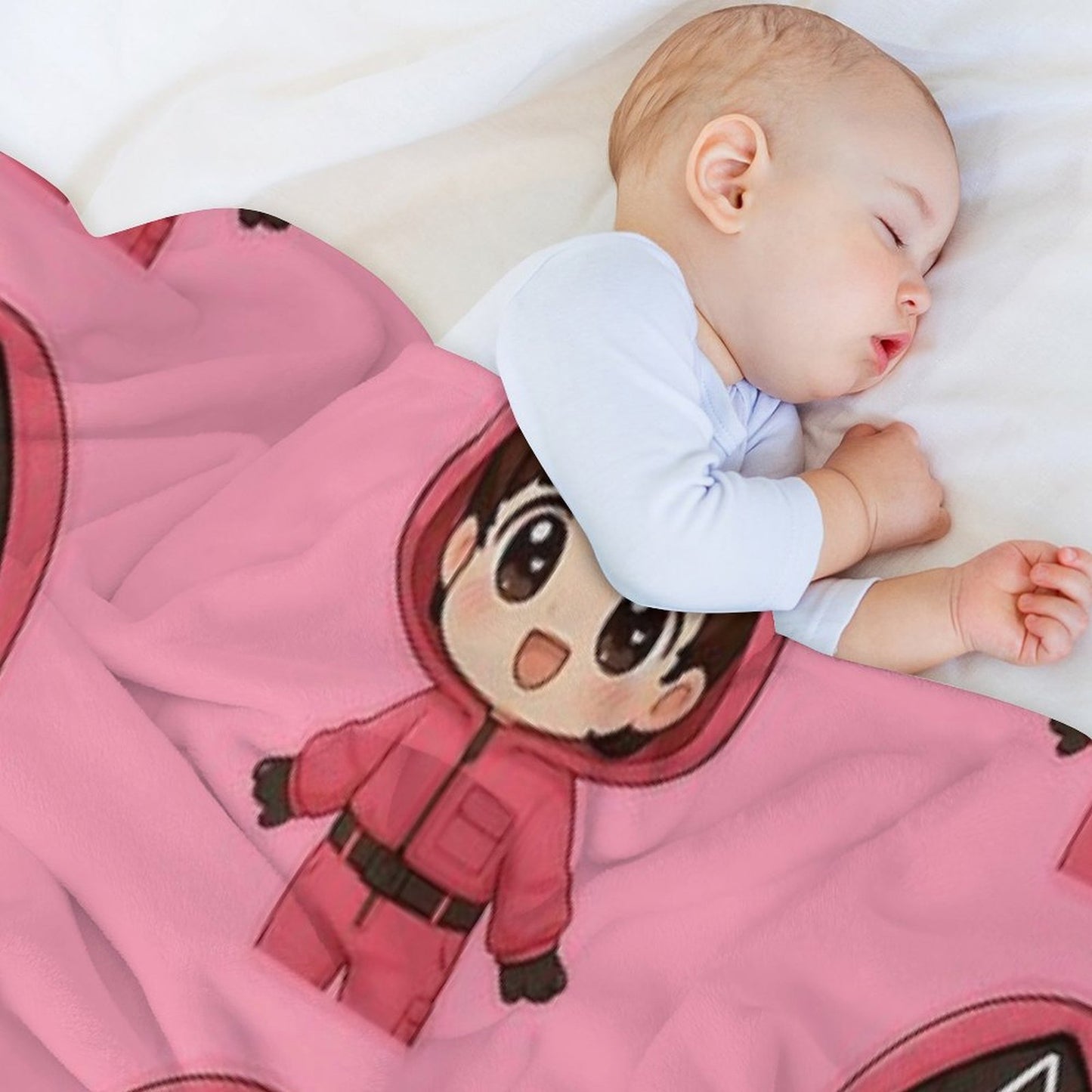 Pink Triangle Guard Kang No-eul 011 Throw Blanket