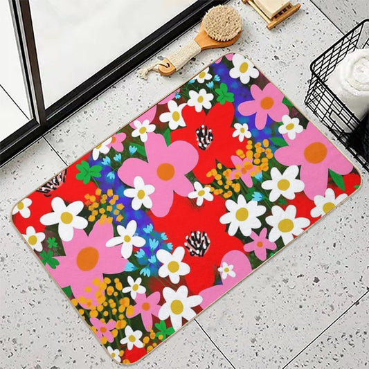 Flower Power! Bath Mat