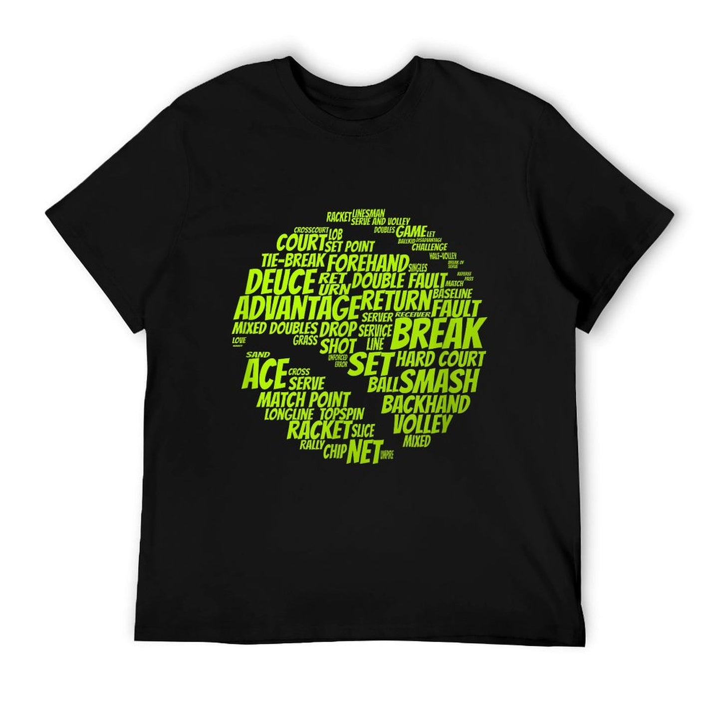 Tennis Terms Tennis Player Playing Tennis Ball T-Shirt