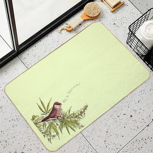 My Favorite Season Is The Fall of Patriarchy – Feminist Bird Bath Mat