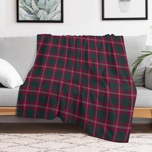 Clan Crawford Tartan Throw Blanket
