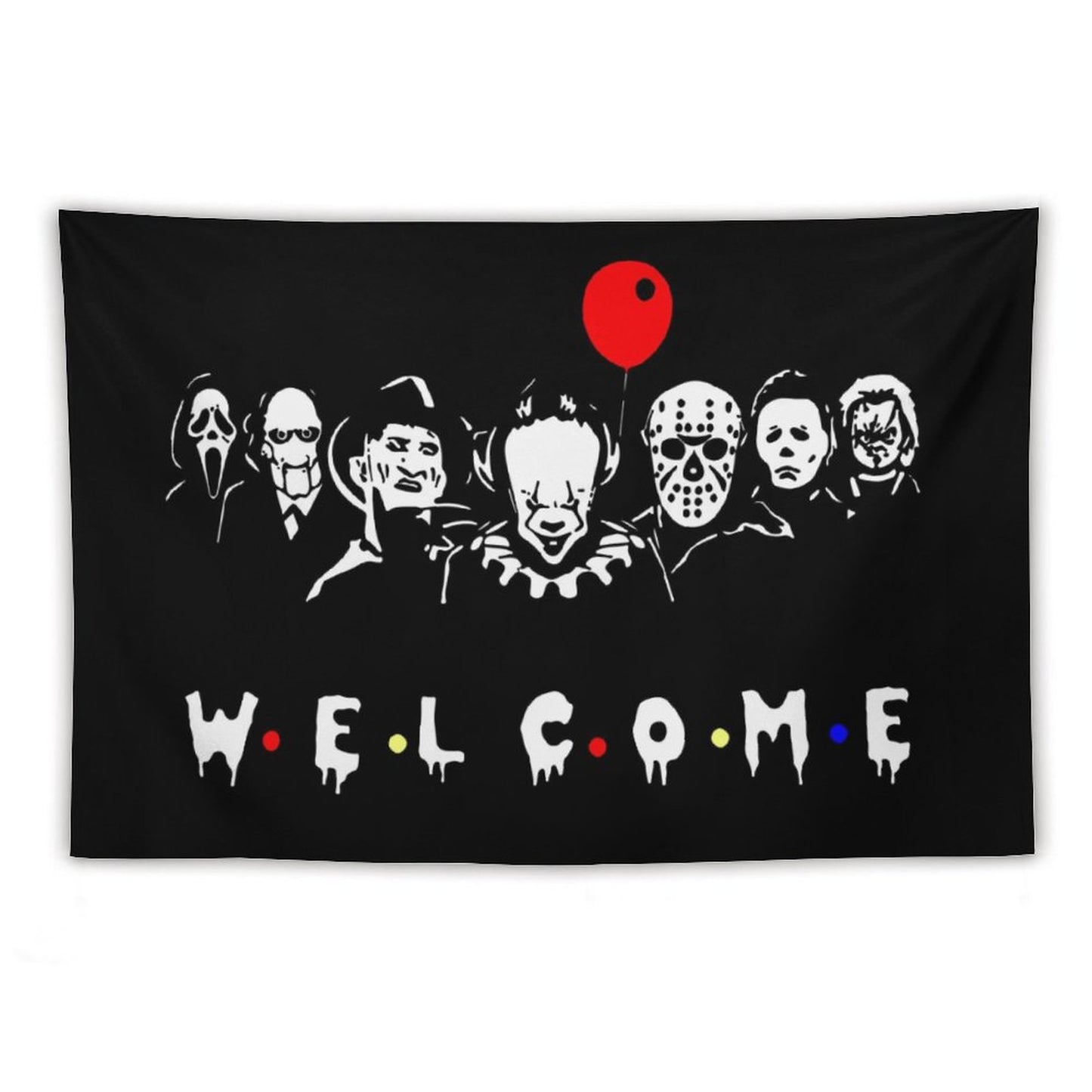 Halloween Welcome Tapestry