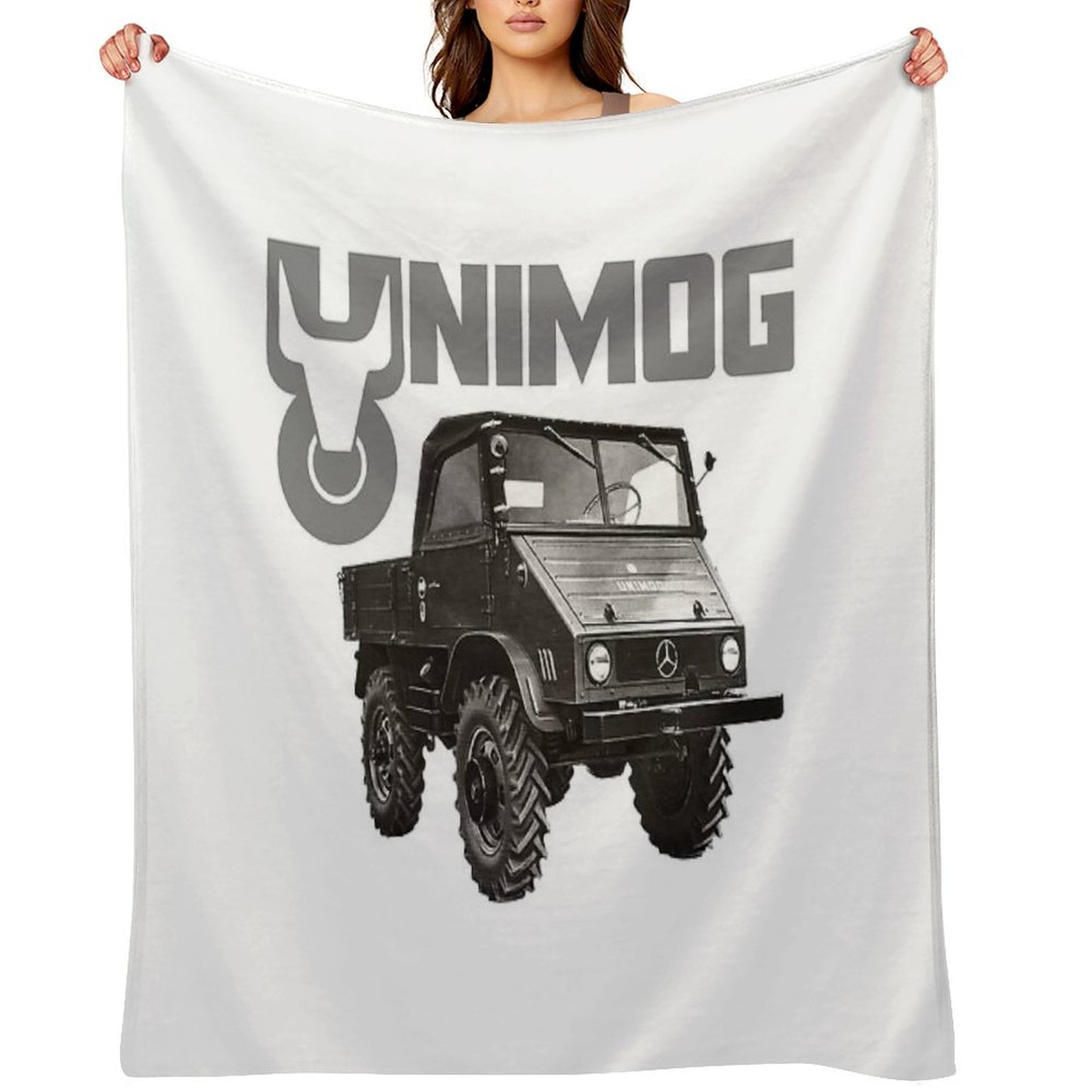 UNIMOG Oldschool Throw Blanket