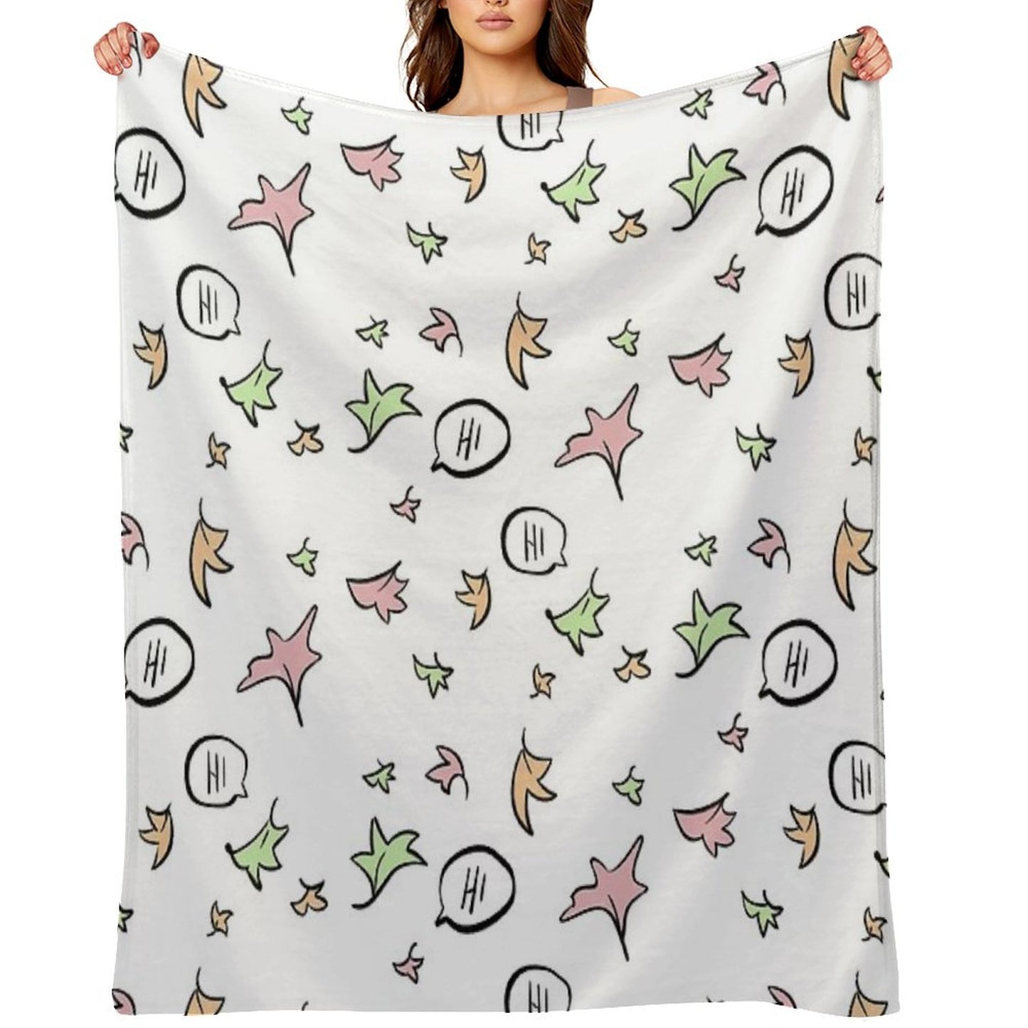 Heartstopper Netflix Nick Charlie Throw Blanket