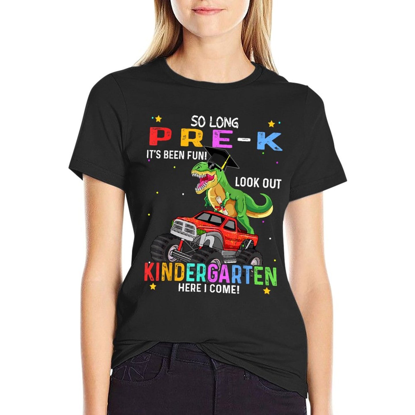 Pre K Graduation 2025 Pre-k Kindergarten Graduate Dinosaur T-Shirt