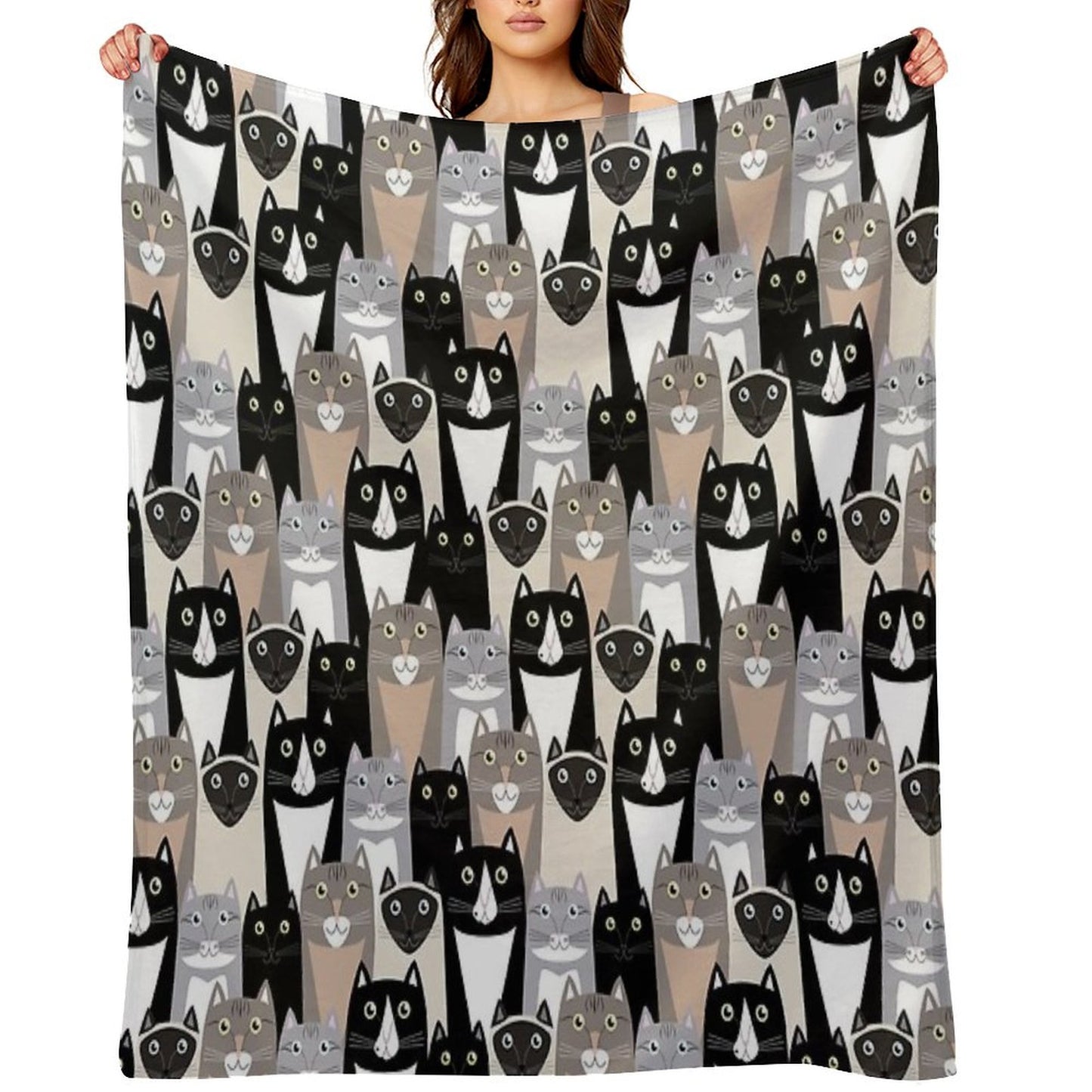 Cats #1 Throw Blanket