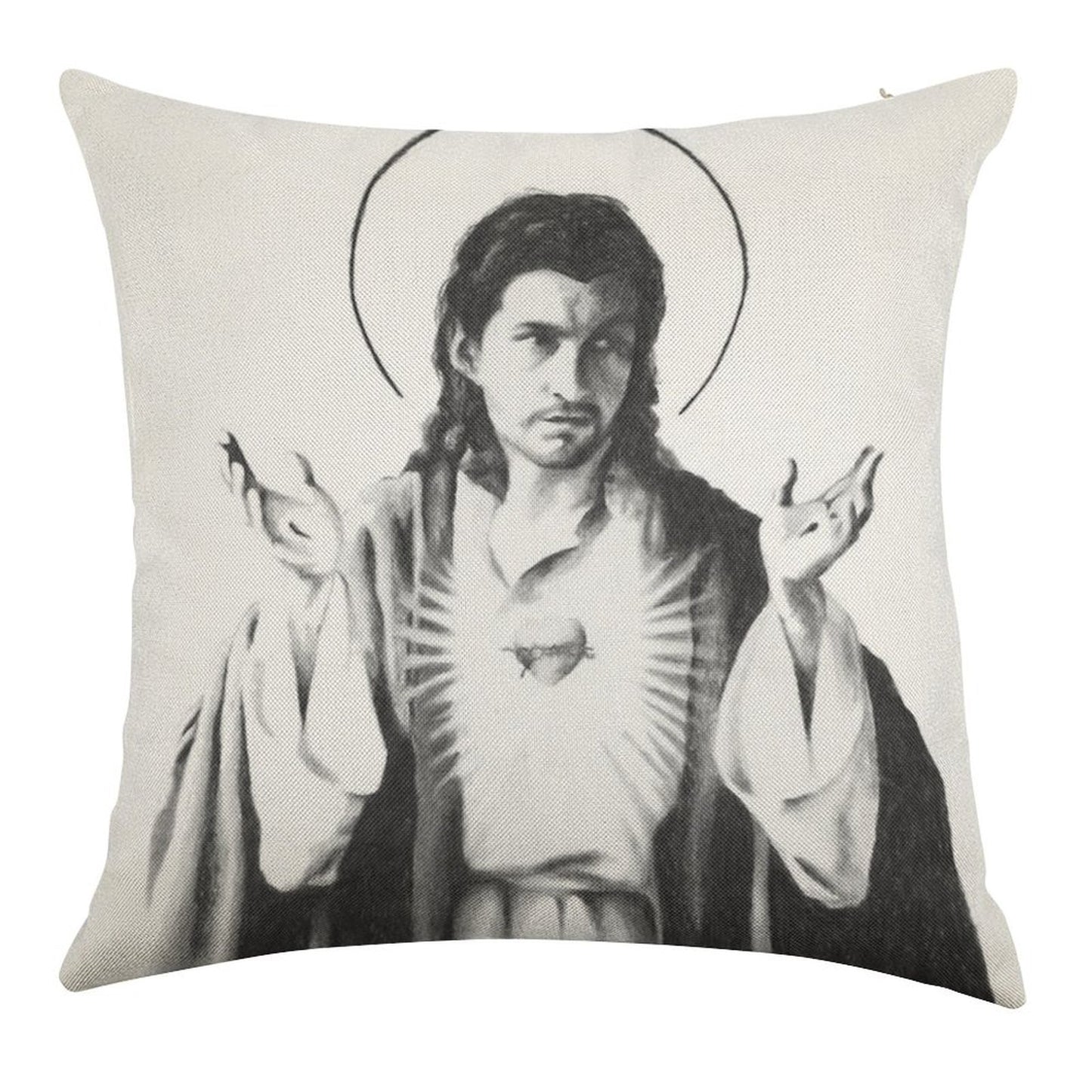 Arctic Monkeys Alex Turner As Jesus Linen Throw Pillow Cover