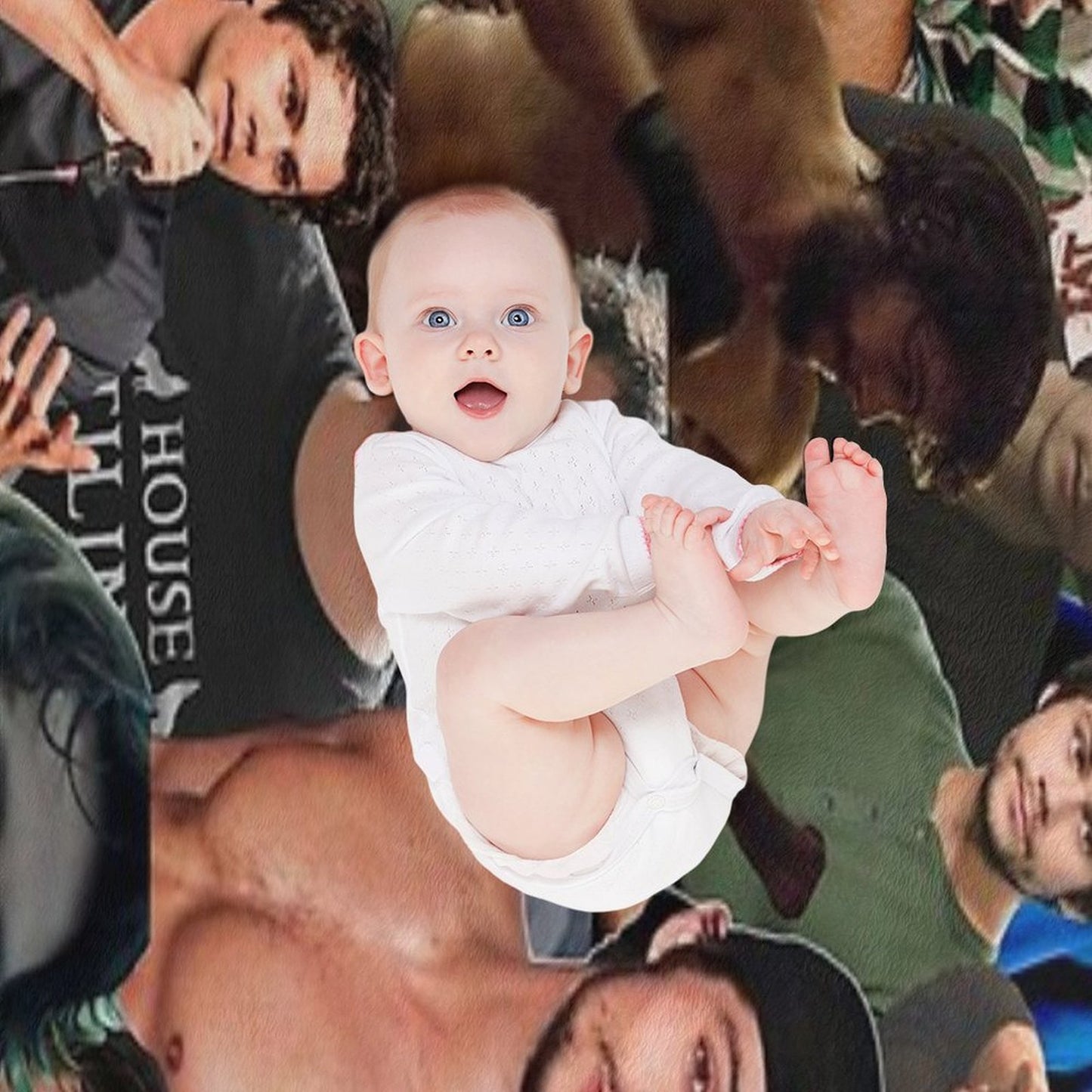 Dylan O’Brien Photo Collage Throw Blanket