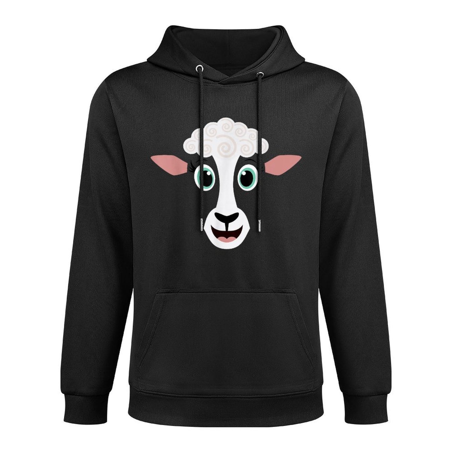 Funny Halloween Costume for Girls Boys - Cute Sheep Face Relaxed Fit Hoodie
