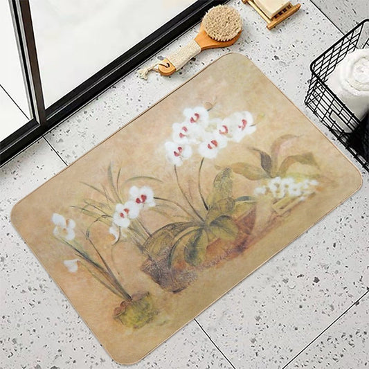 Vintage Orchid Collection Bath Mat