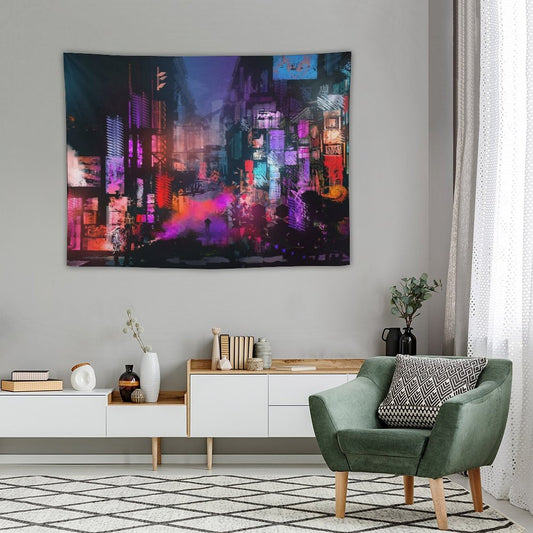 Unleashed at Night Tapestry