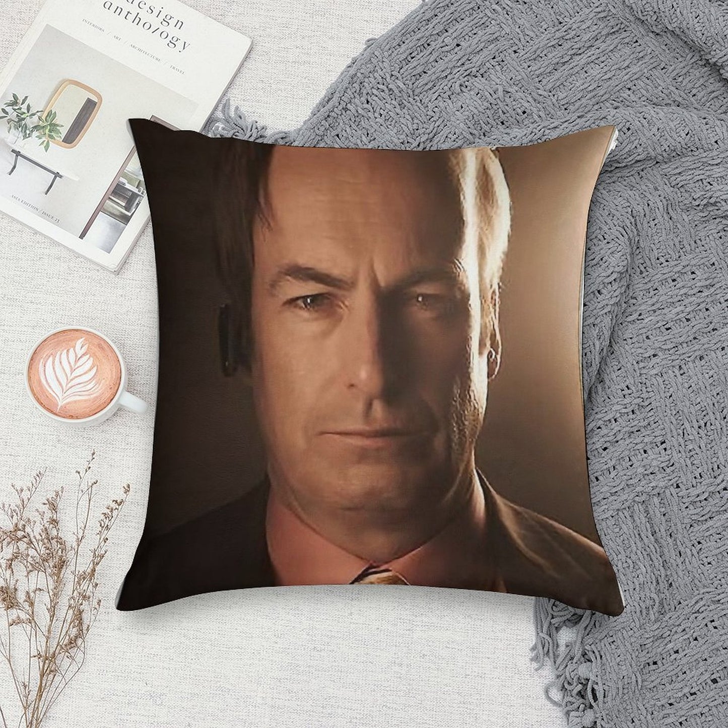 Saul Soft Anti-Pilling Throw Pillow