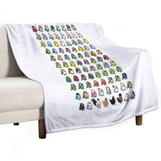 Everybirdy Collection Throw Blanket