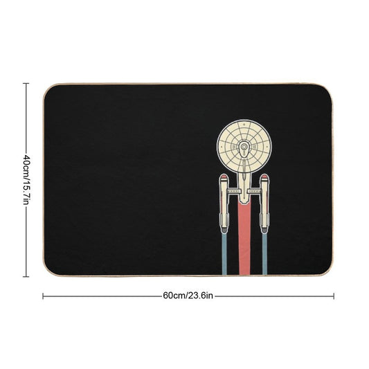 USS Enterprise Star Trek Bath Mat