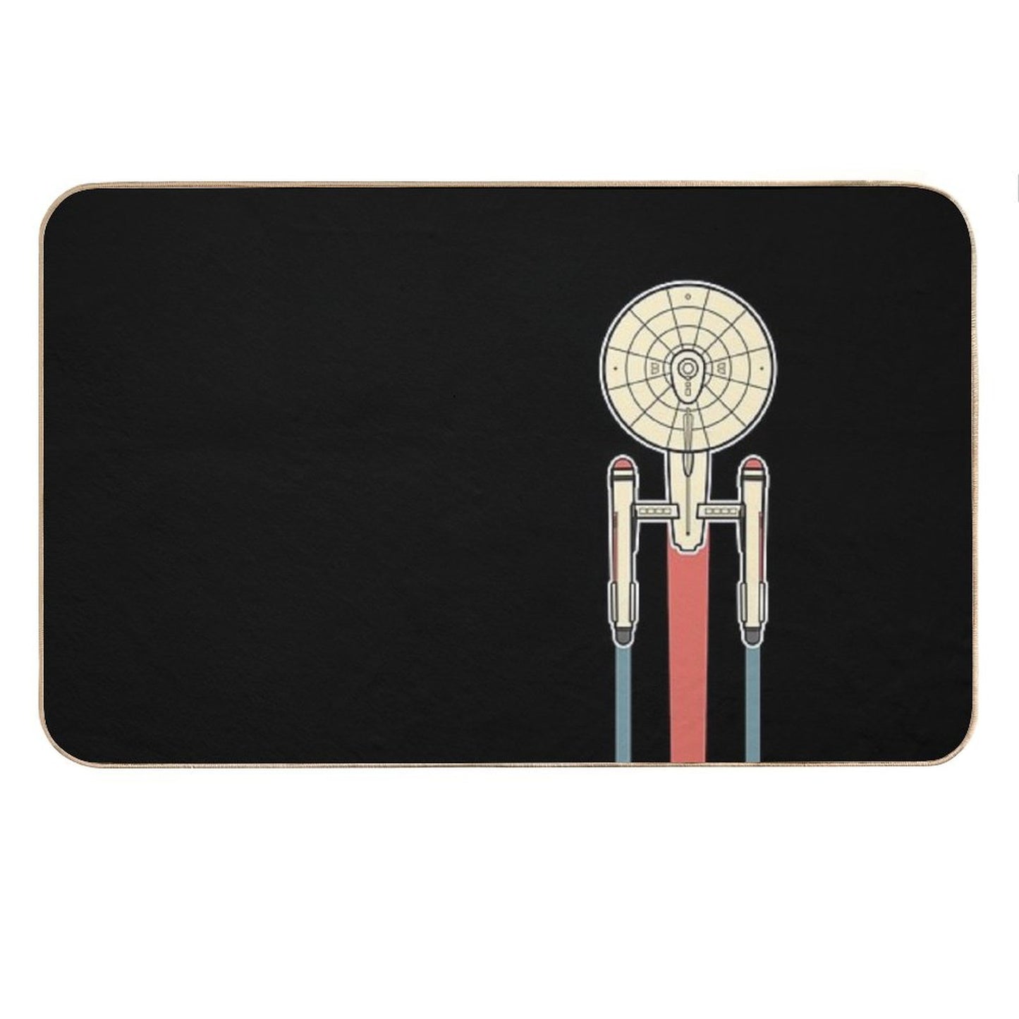 USS Enterprise Star Trek Bath Mat