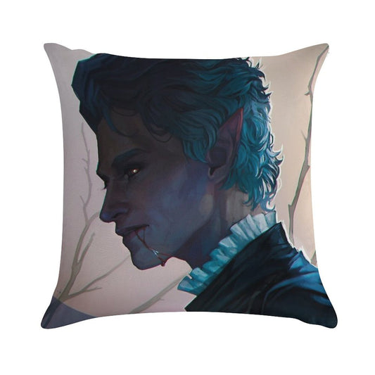 Astarion Soft Hidden Zipper Throw Pillow