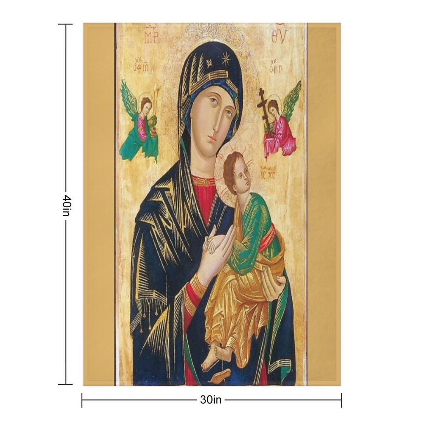 Our Lady of Perpetual Help 1 Throw Blanket