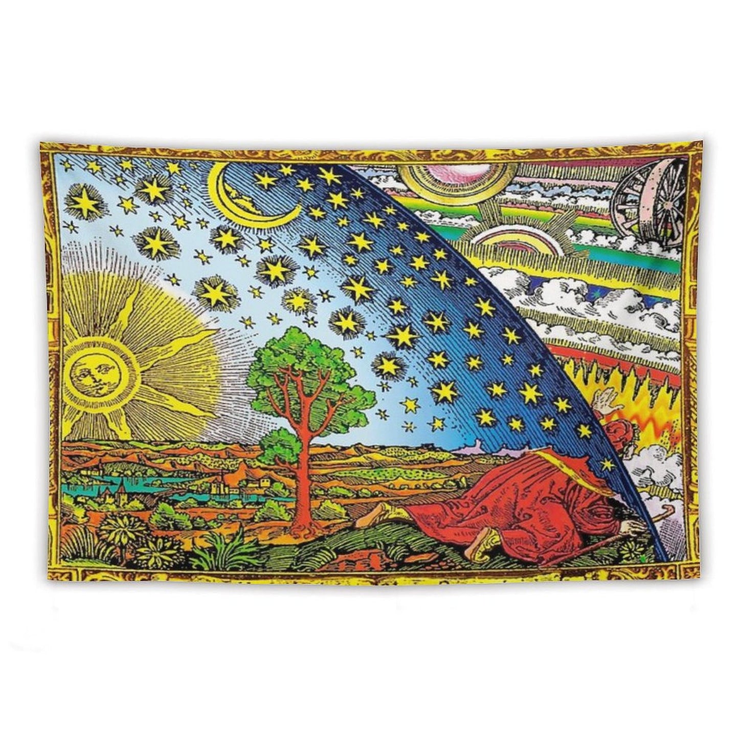 Flammarion Engraving in Color Tapestry