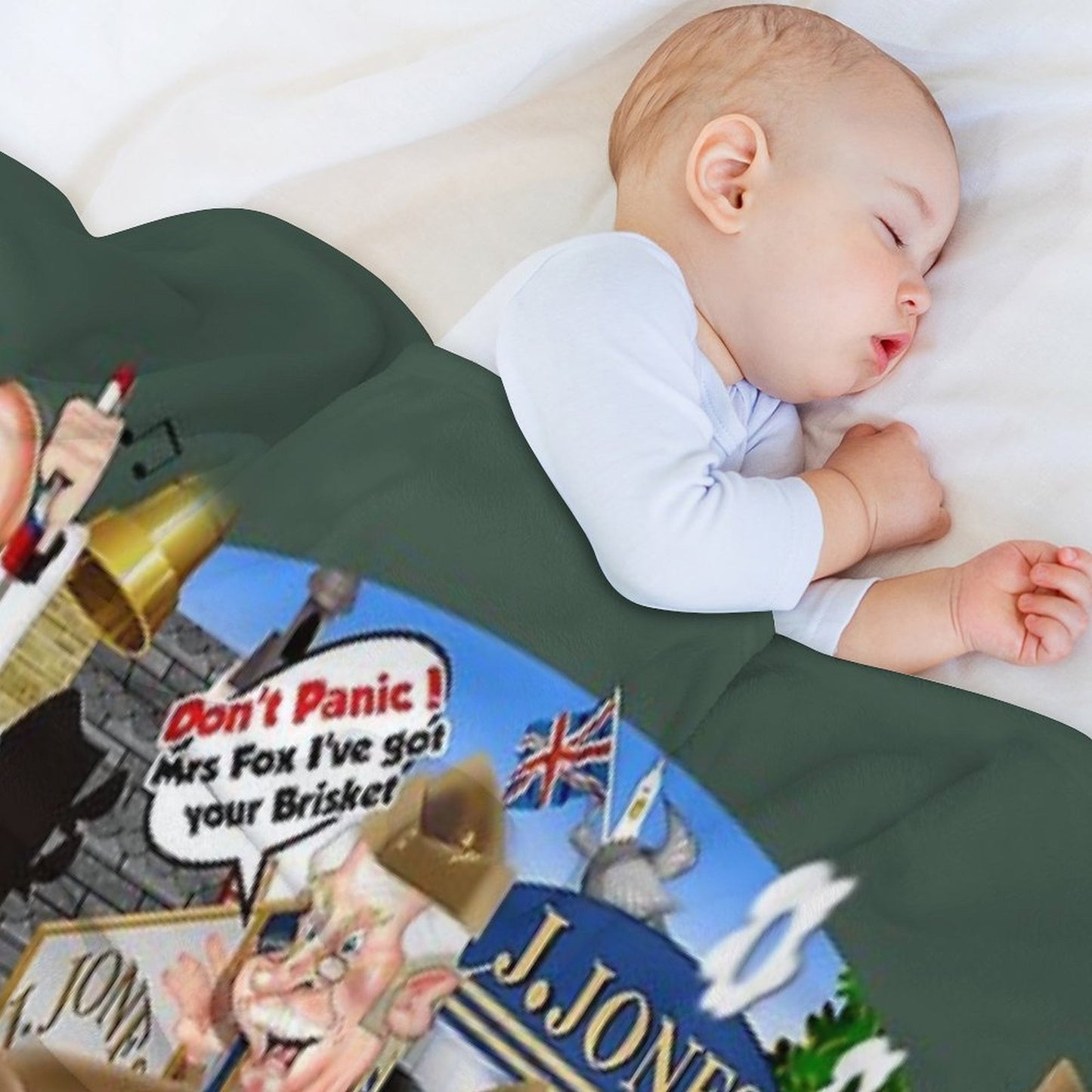 Dads Army Collective Throw Blanket
