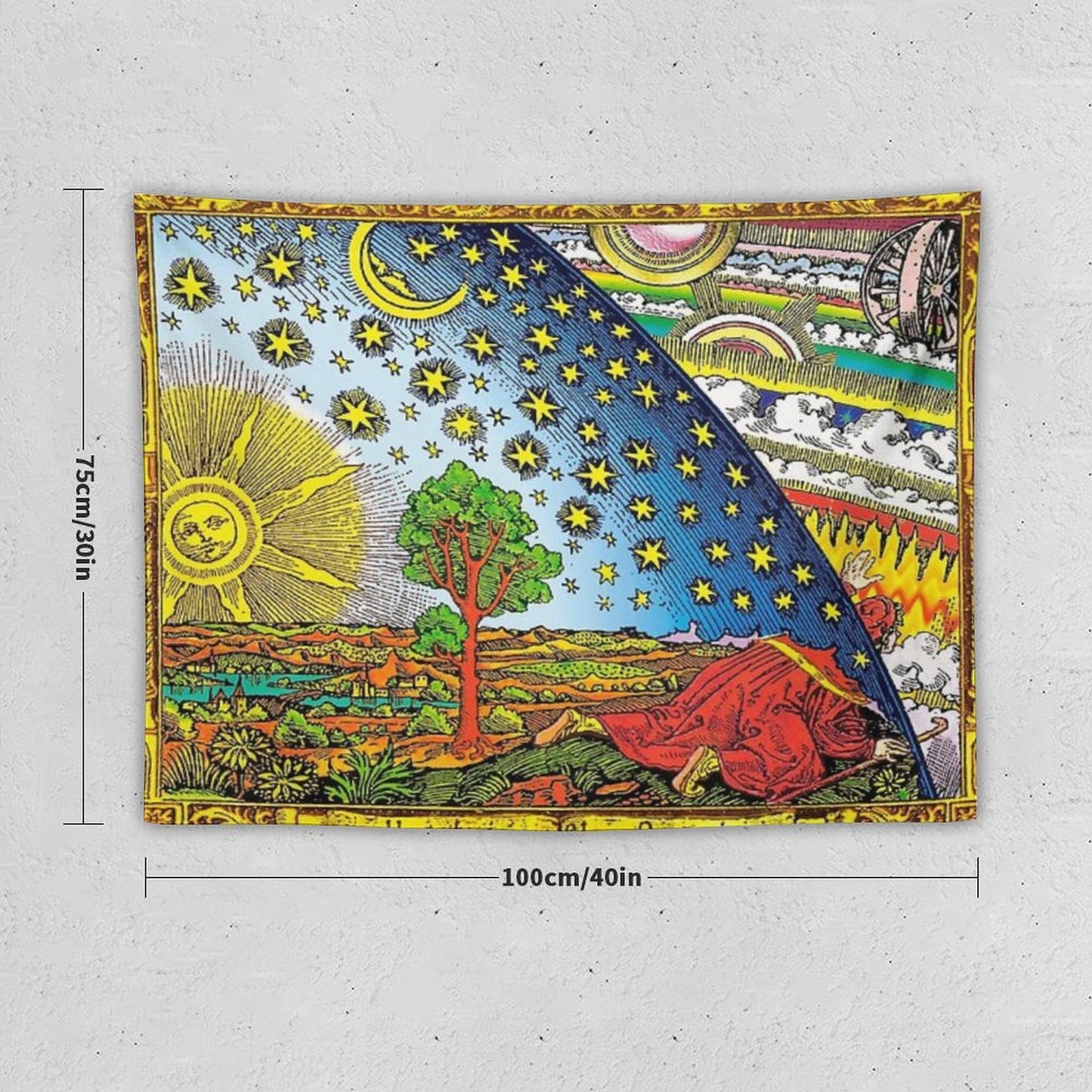 Flammarion Engraving in Color Tapestry