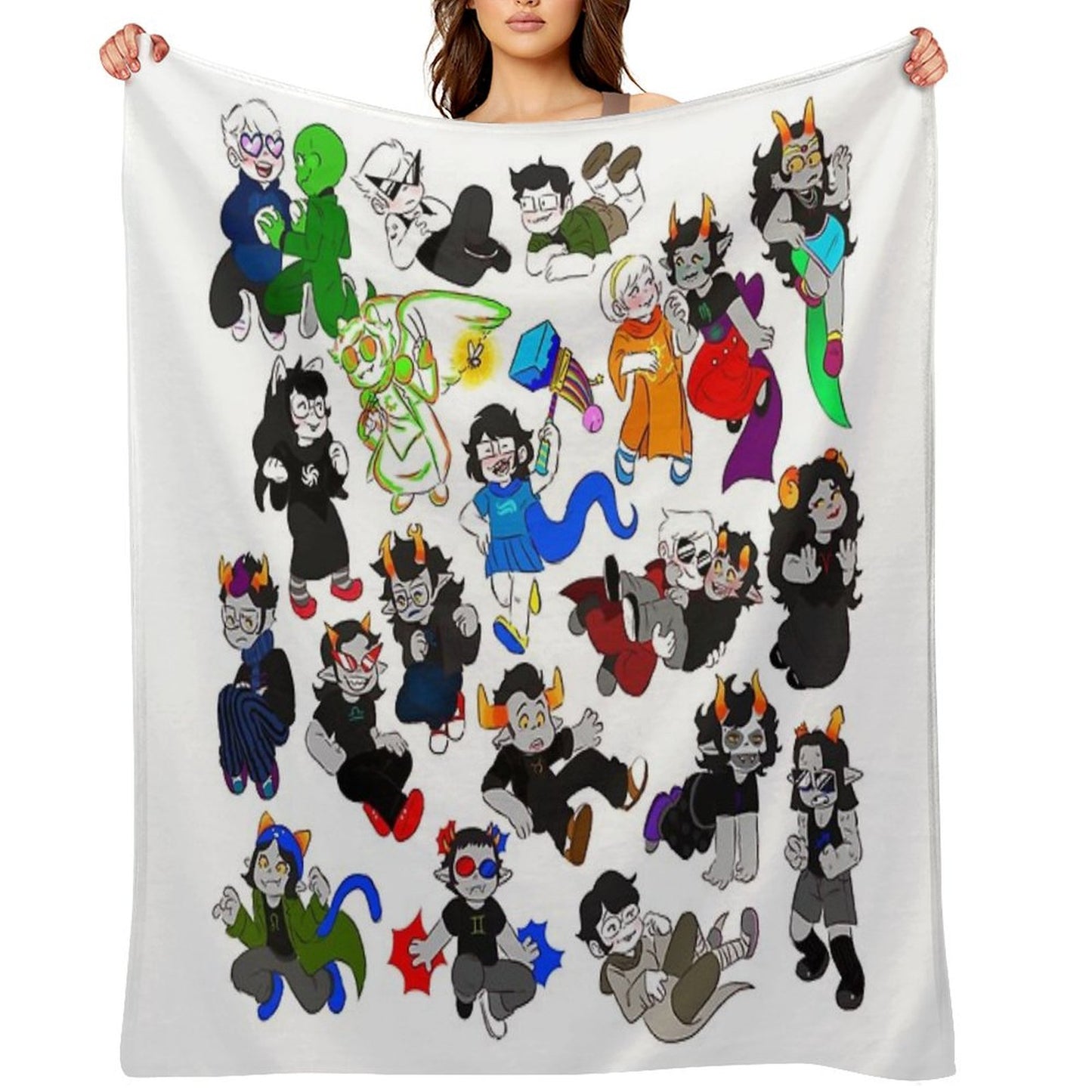 All The Character Throw Blanket