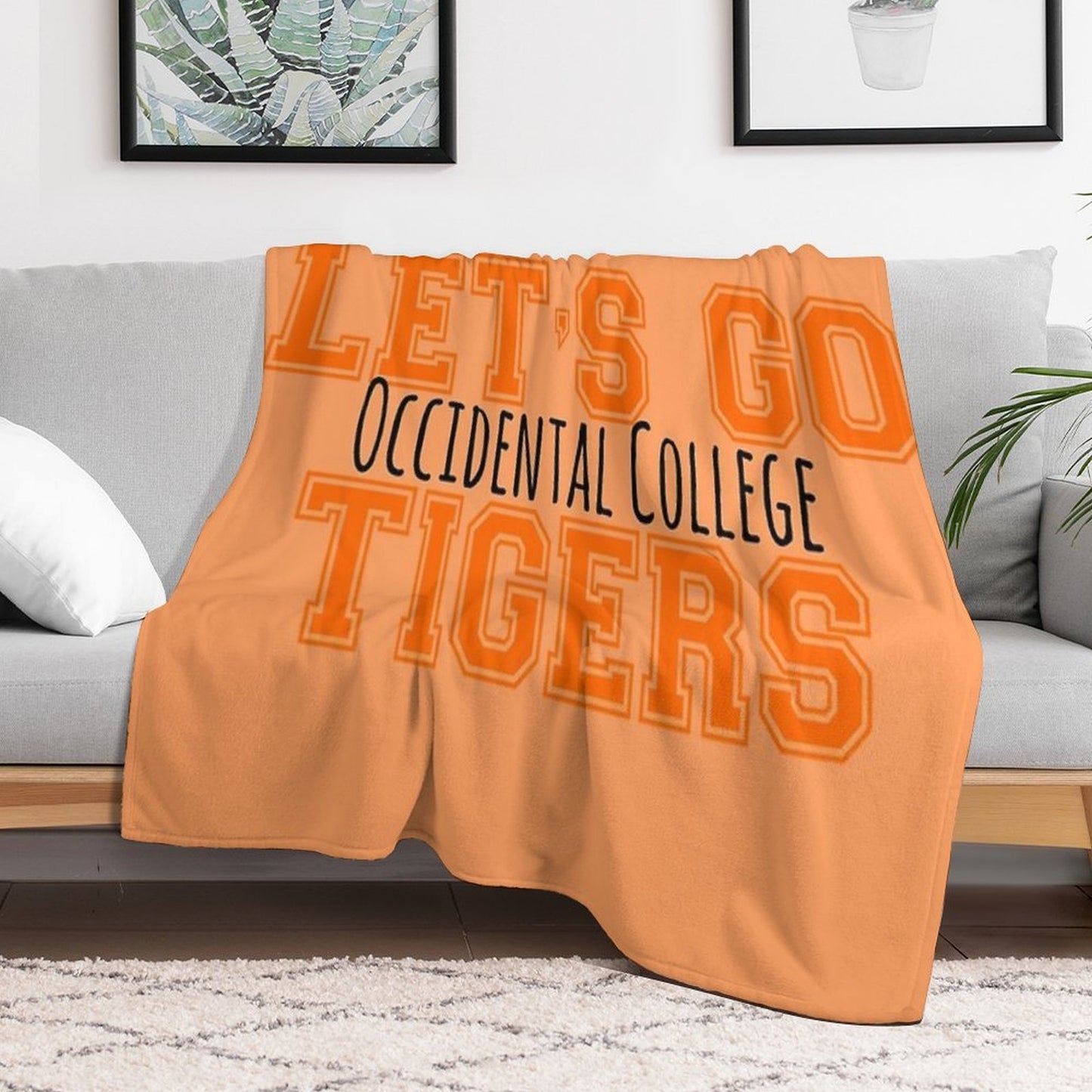 Occidental College Throw Blanket