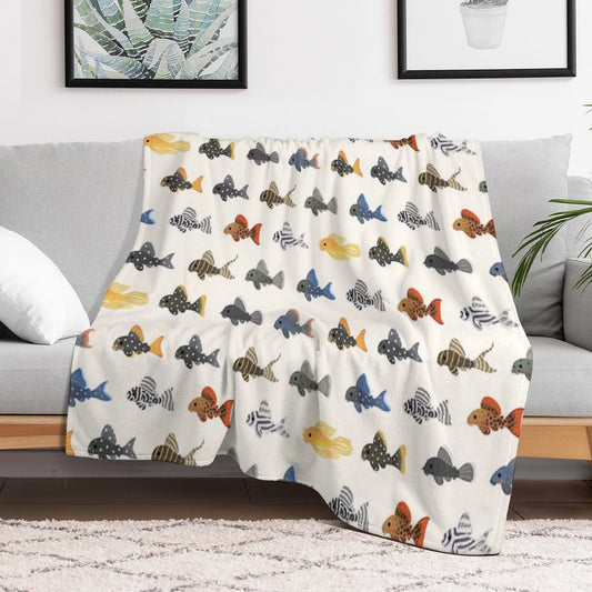 Pleco! Throw Blanket