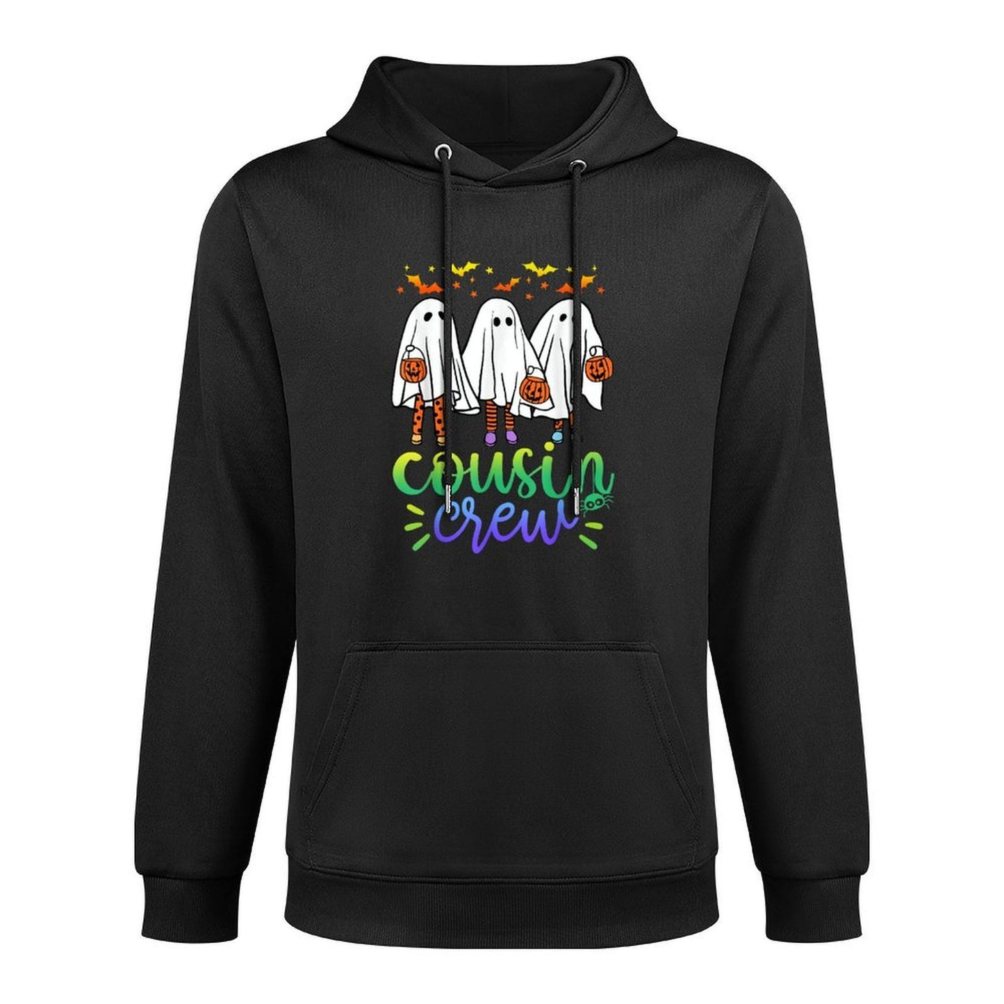 Boo Cousin Crew Halloween Ghost Trick Treat Squad Matching Casual Wear Hoodie