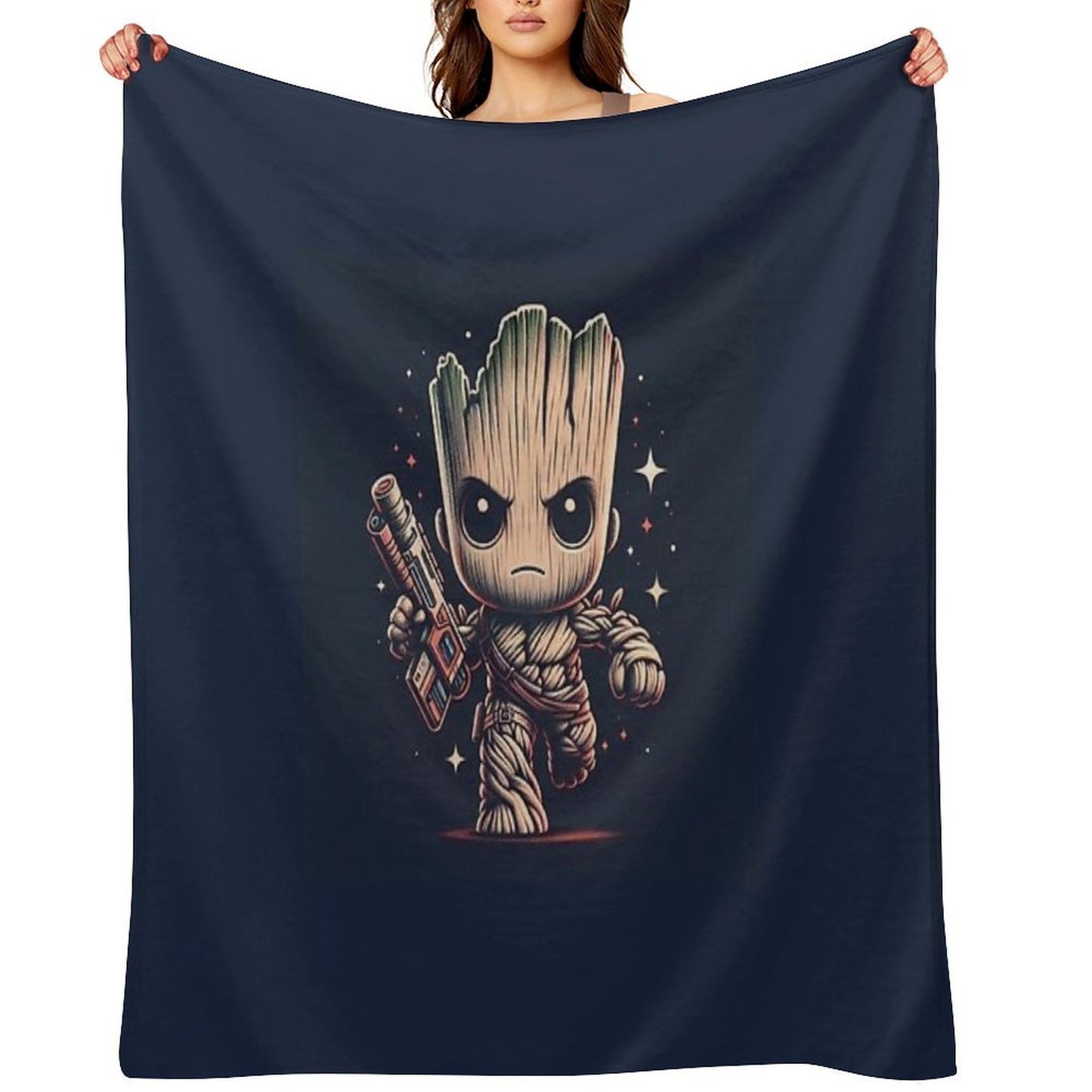 Baby Groot III Throw Blanket