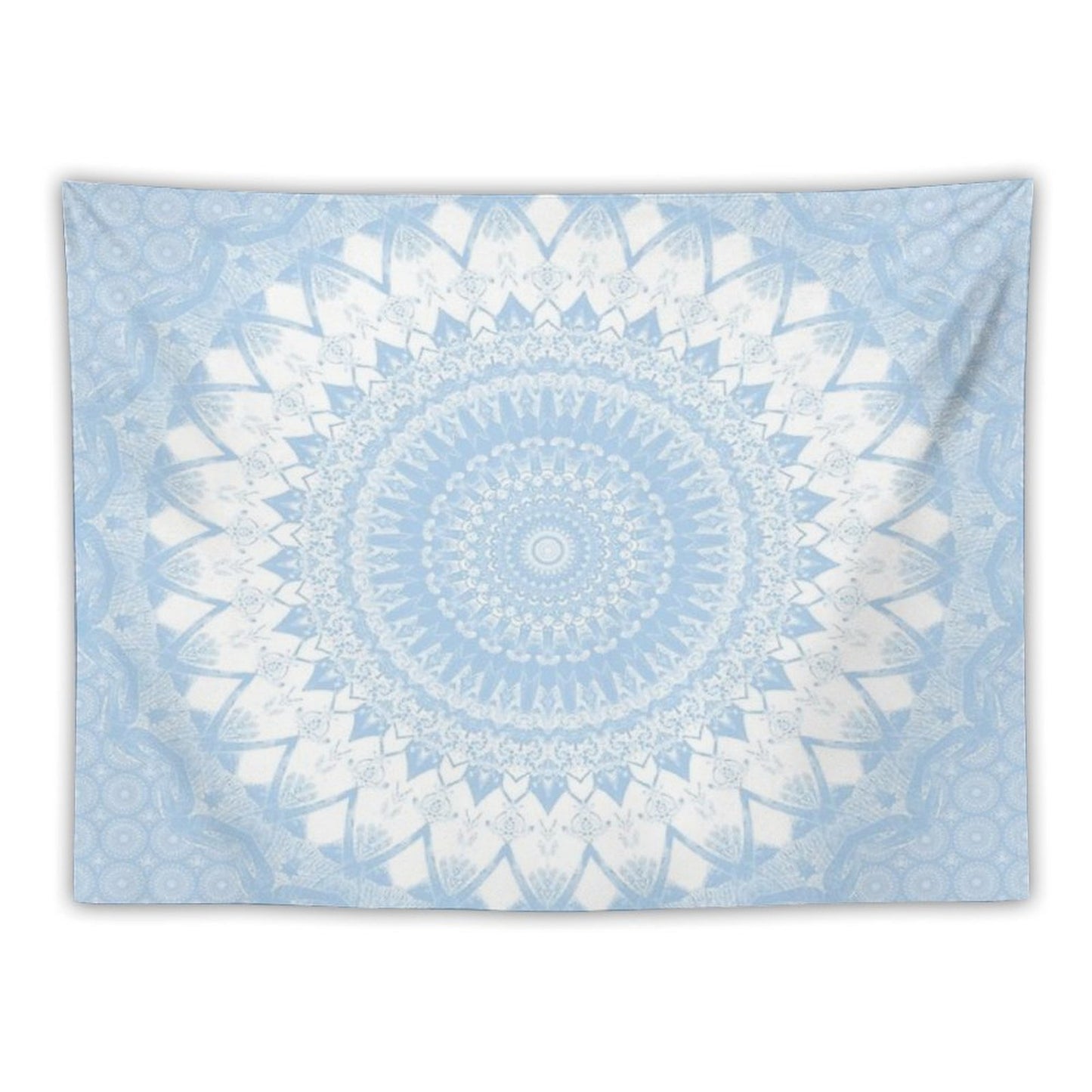 Baby Blue Boho Mandala Tapestry