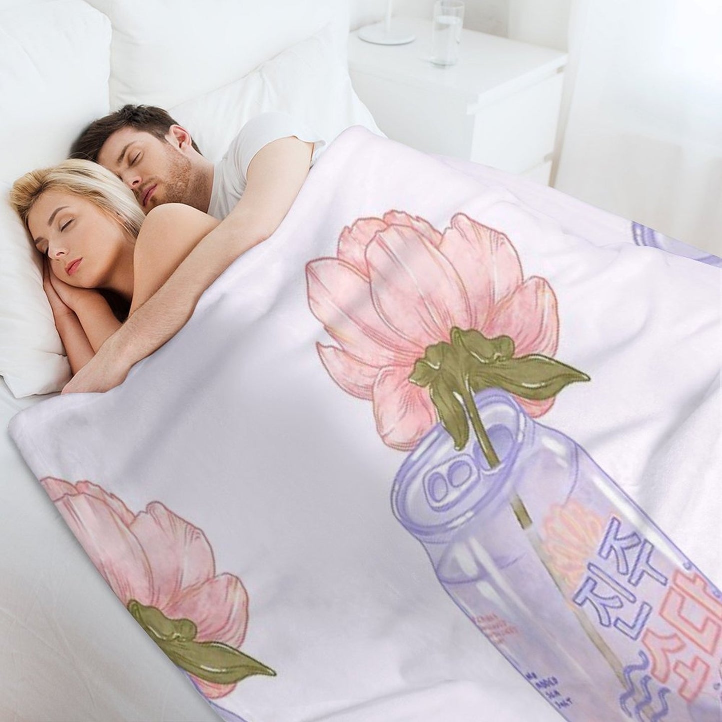 Pearl Soda Throw Blanket