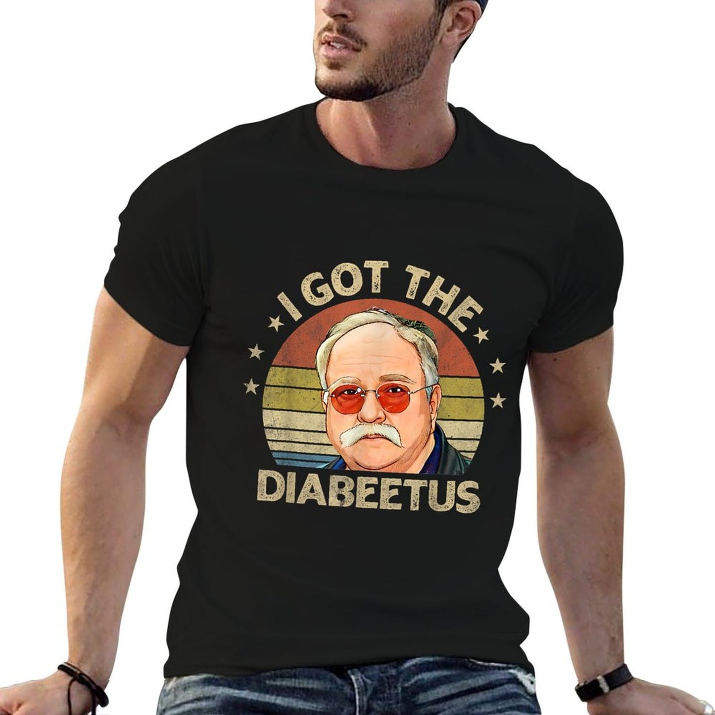 Retro I Got The Diabeetus Funny Diabetes Type 1 2 Awareness T-Shirt