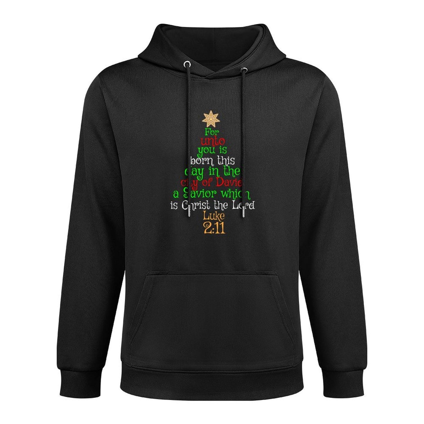UNTO YOU IS BORN A SAVIOR Christmas Christian Gift Sweatshirt All-Day Comfort Hoodie