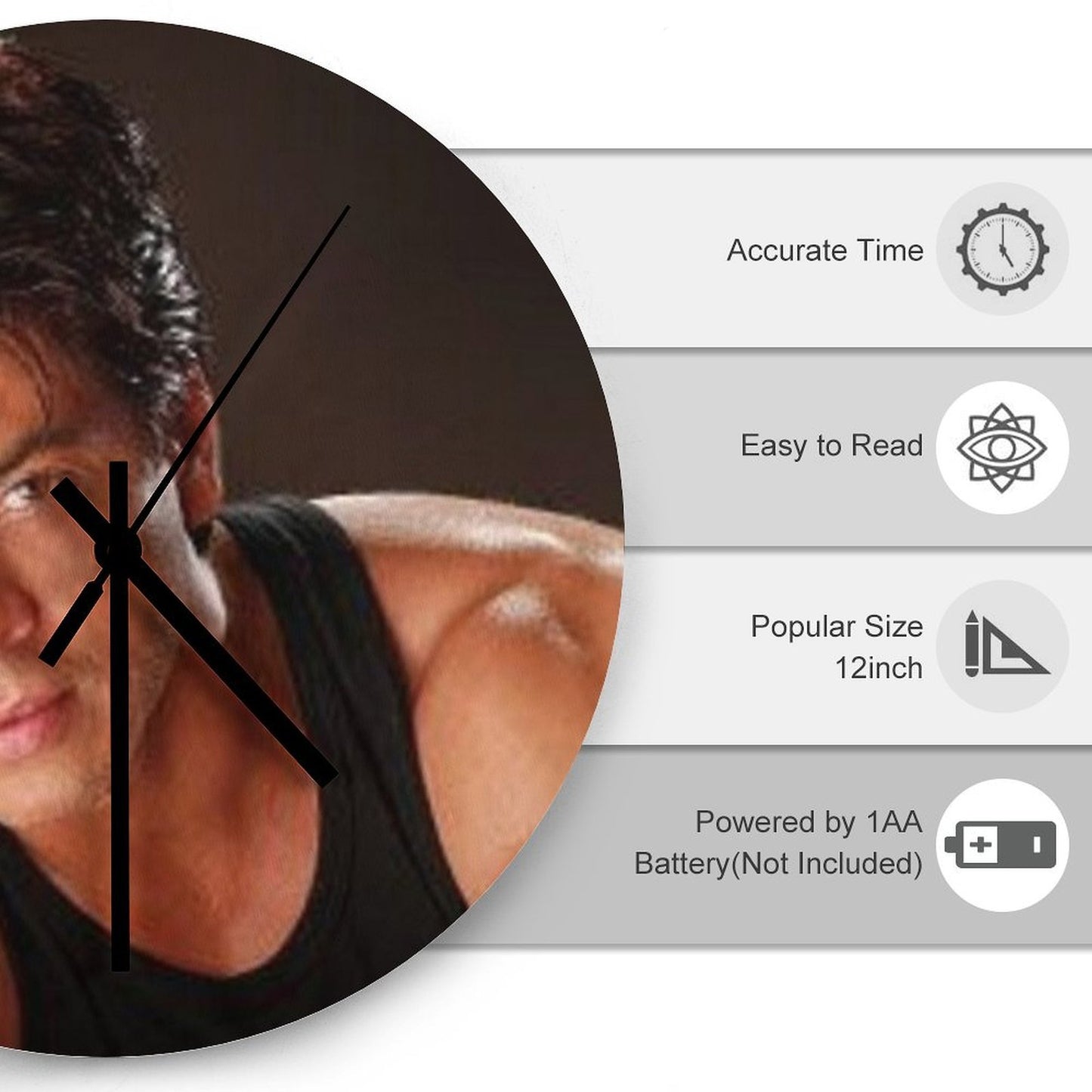 Shahrukh Khan EasyInstallation Wall Clock