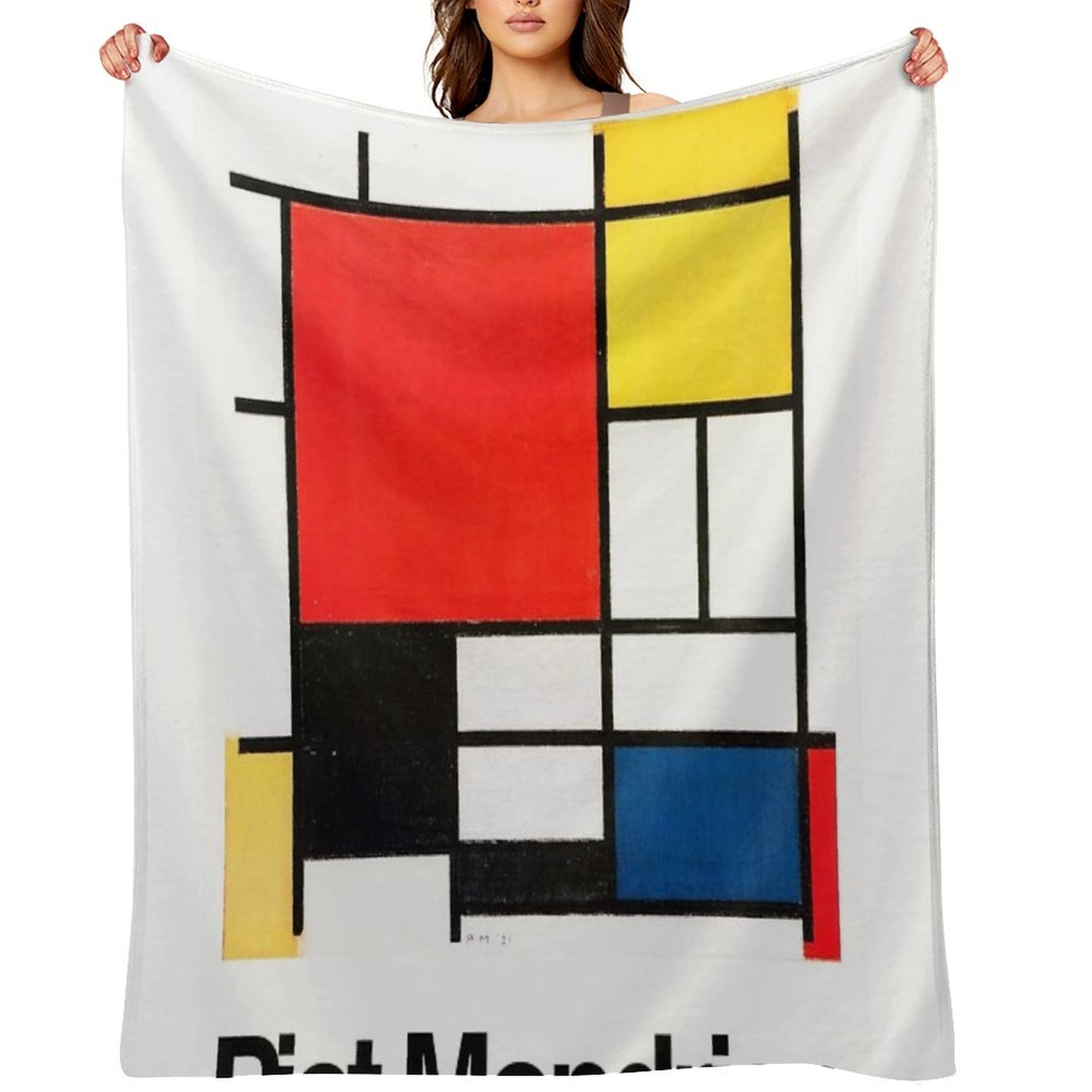 Piet Mondrian Throw Blanket