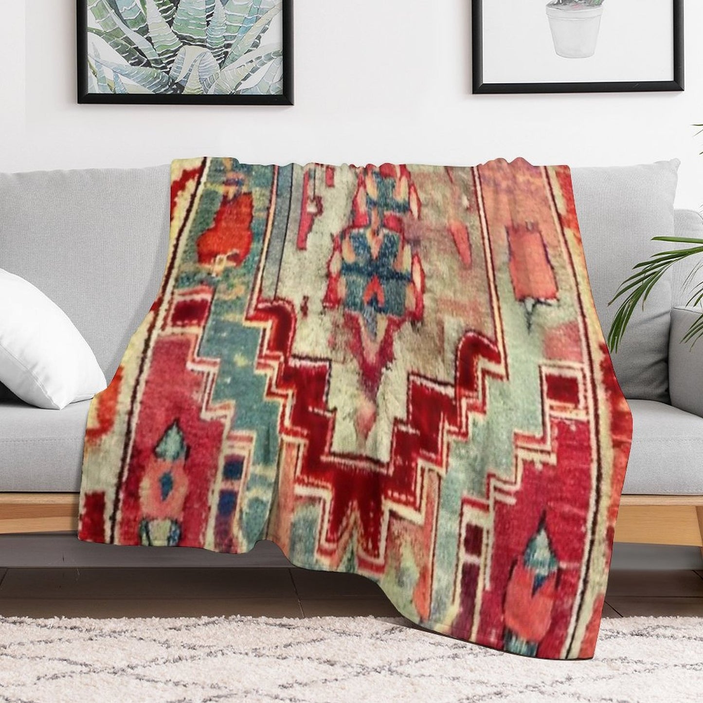 Bohemian Wanderlust Throw Blanket