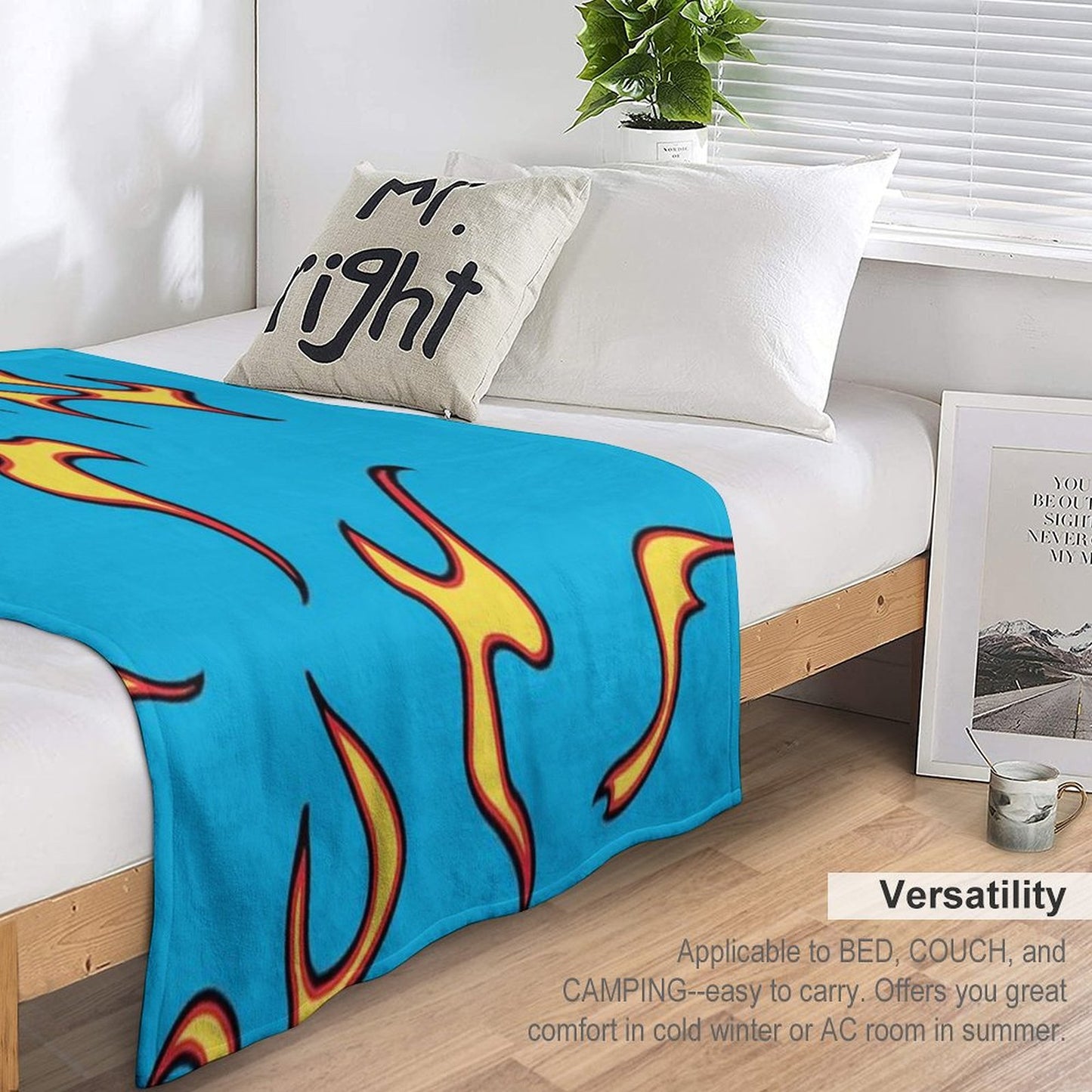GOLFWANG Flames Throw Blanket