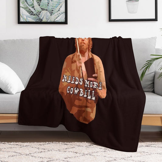 NEEDS MORE COWBELL, PART DEUX Throw Blanket