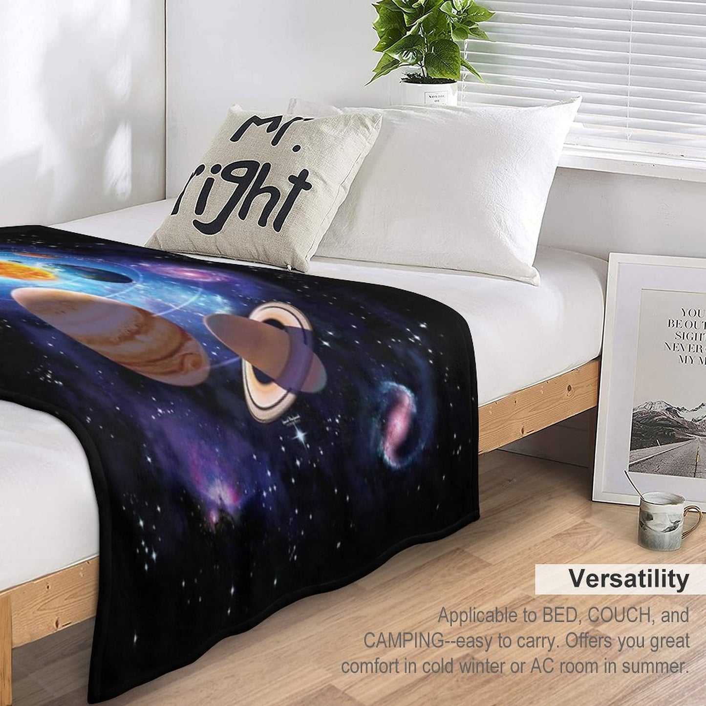 Solar System Throw Blanket